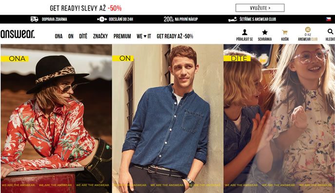 捷克多品牌在线时尚商店