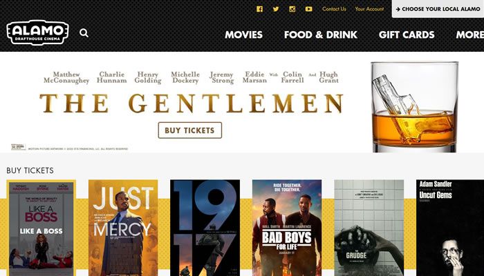 美国用餐电影院