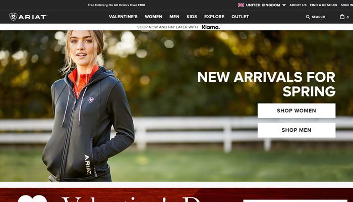 Ariat英国官网