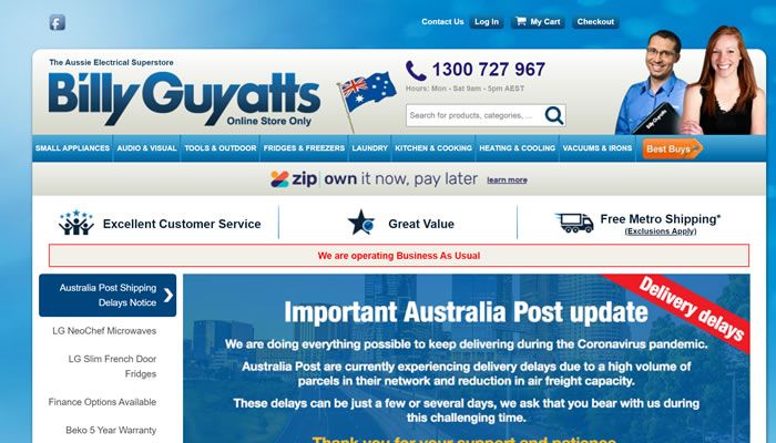 澳大利亚家用电器在线商店