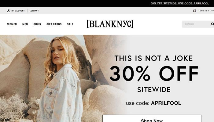 Blank NYC官网