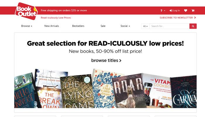 在线购买廉价折扣书籍和小说