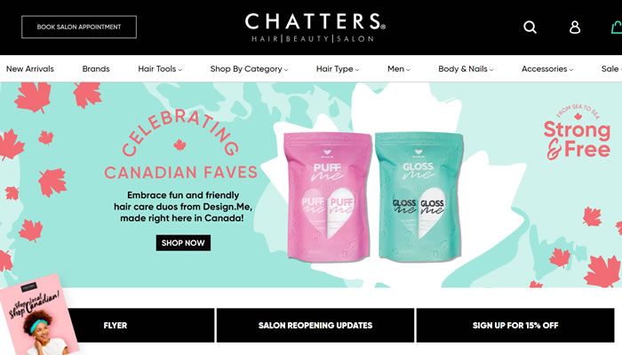 加拿大专业美发产品购物网站