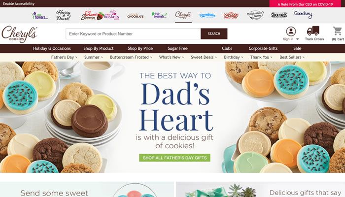 美国饼干礼物和美食甜点购买网站