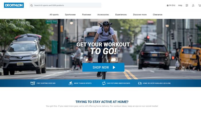 迪卡侬(Decathlon)加拿大官网