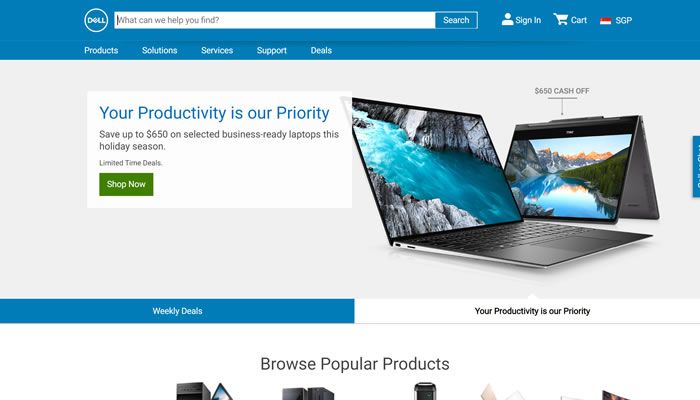 戴尔新加坡官网
