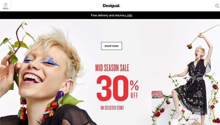 Desigual美国官方网站