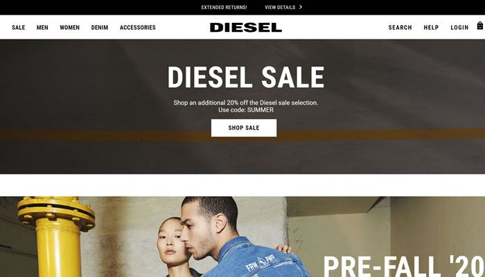 Diesel美国网上商店