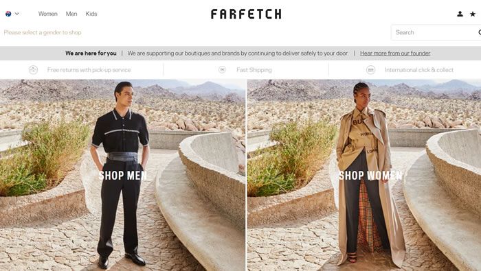 Farfetch澳大利亚官网