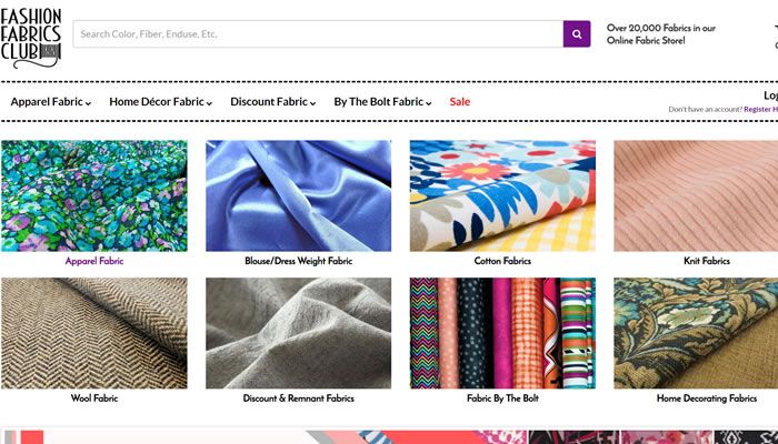 美国在线面料商店