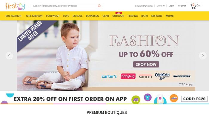 FirstCry阿联酋儿童和婴儿产品网上购物