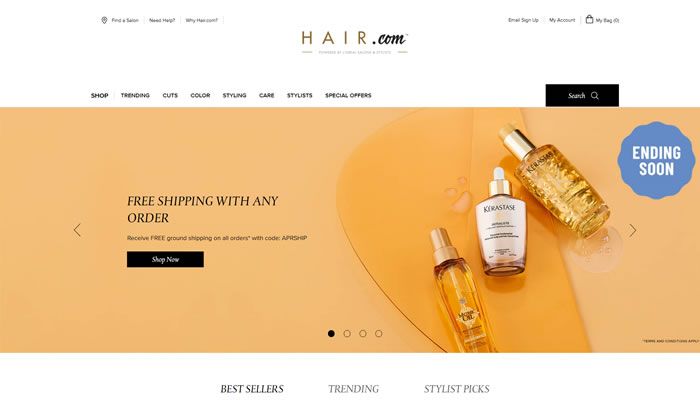 美国沙龙美发产品购物网站