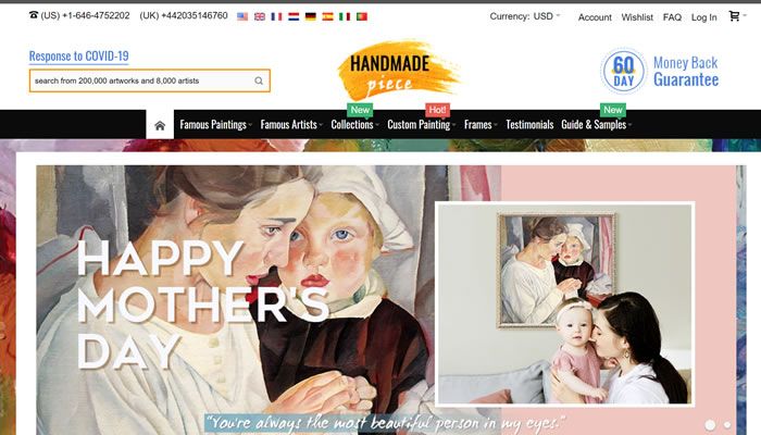 美国在线艺术商店