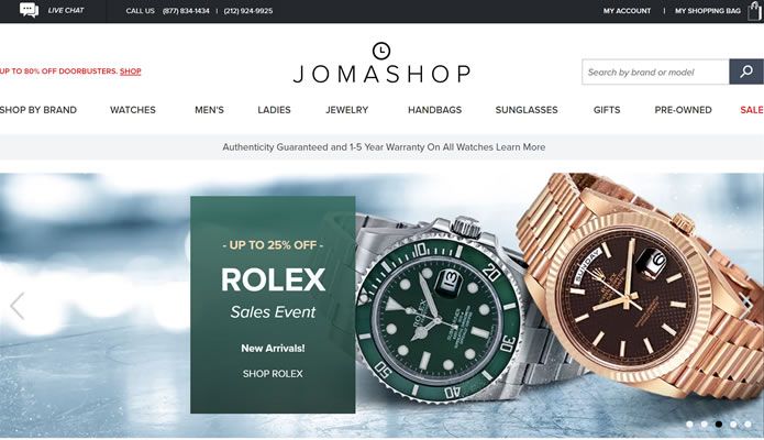 美国名牌手表折扣网站