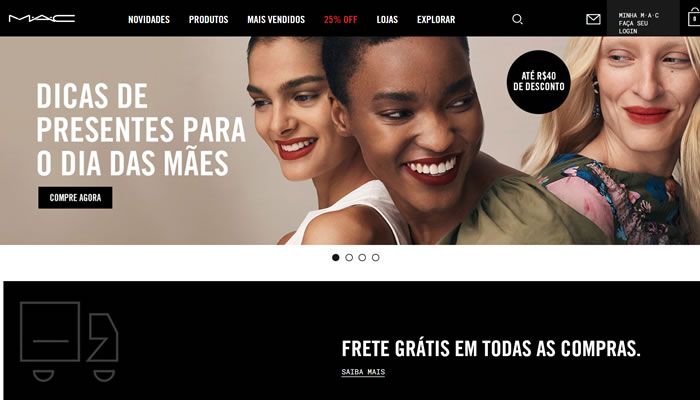 MAC Cosmetics巴西官方网站