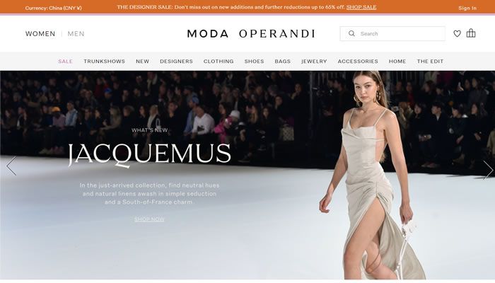 Moda Operandi官网