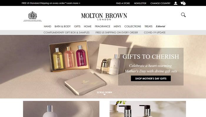 Molton Brown美国官网