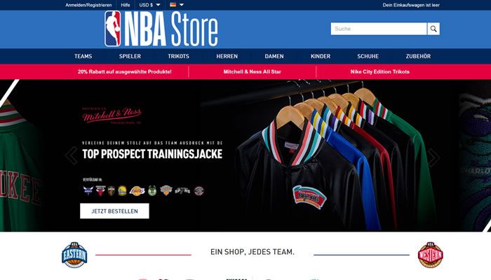 NBA德国官方网上商店
