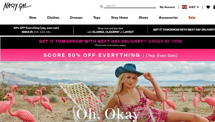 Nasty Gal英国