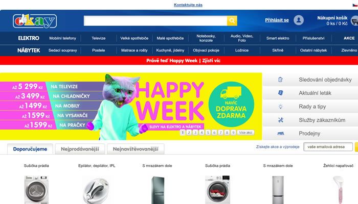 捷克家电和家具购物网站