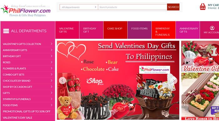 菲律宾最大的网上花店和礼品店
