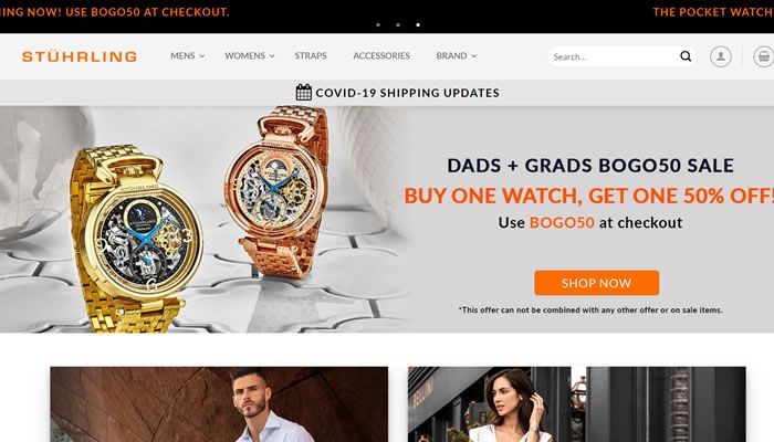 Stührling手表官方网站