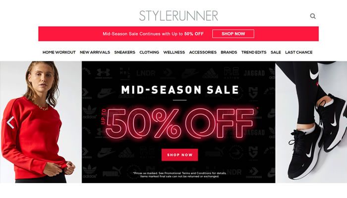 全球最受追捧的运动服品牌领先数字目的地