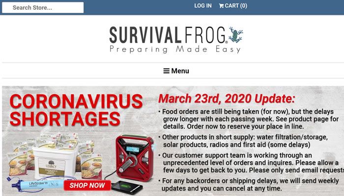 美国最大的在线生存商店