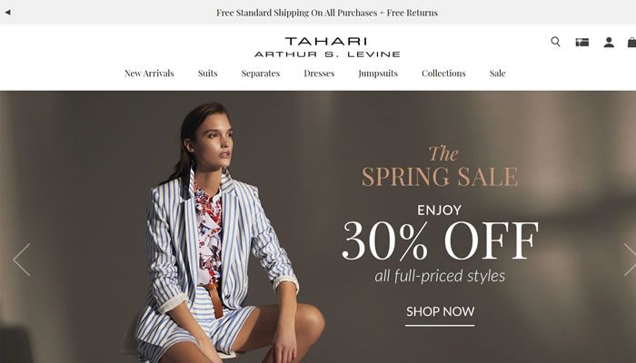 Tahari ASL官方网站