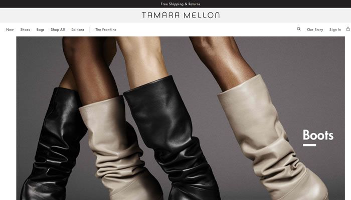 鞋子女王塔玛拉·梅隆同名奢侈品牌