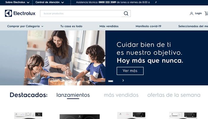 伊莱克斯阿根廷网上商店