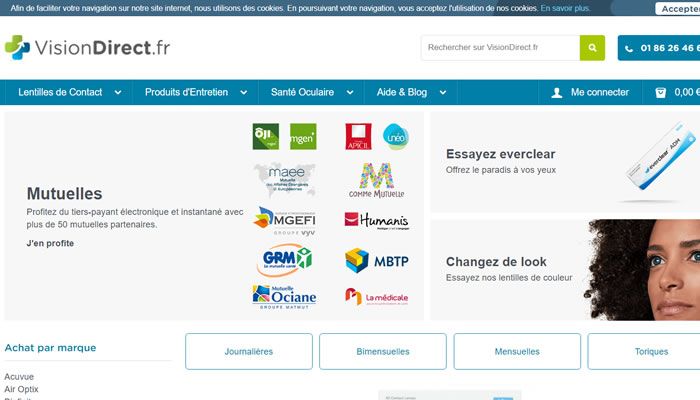 法国隐形眼镜网站