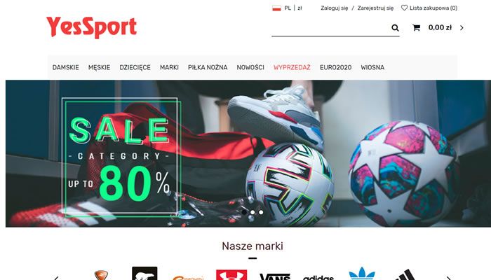 波兰在线运动商店