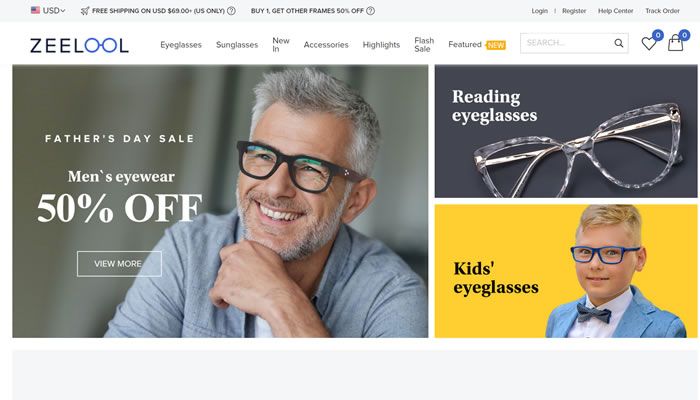 美国价格实惠的在线眼镜网站