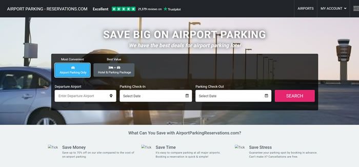 美国领先的机场停车聚合商