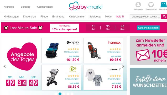 奥地利婴儿用品和玩具购物网站