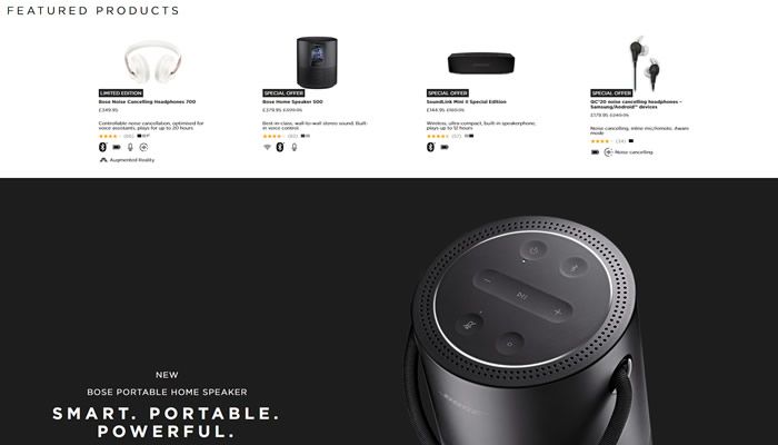 Bose英国官方网站