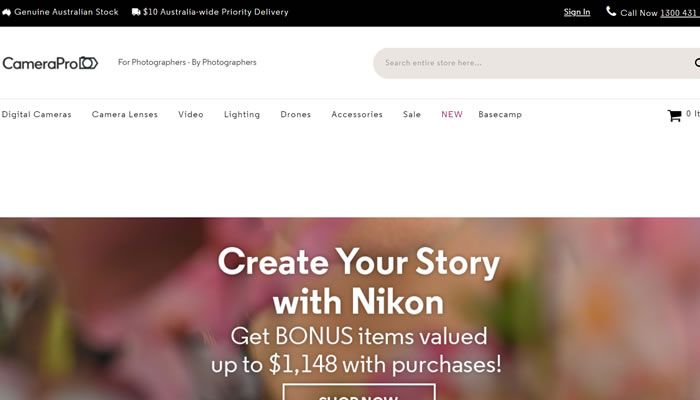 澳大利亚一站式数码相机商店