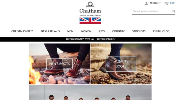 英国设计的甲板鞋和船鞋