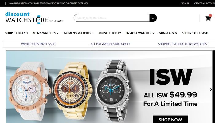 美国一家著名的手表在线折扣网站
