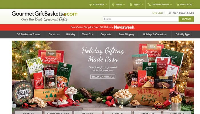 美国美食礼品篮网站